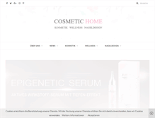 Tablet Screenshot of cosmetic-home.de